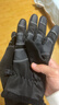 目丸手套男冬季保暖觸屏開(kāi)車(chē)騎車(chē)外賣(mài)摩托車(chē)騎行防風(fēng)冬天露指女棉手套 1#黑色-拉鏈翻指款 曬單實(shí)拍圖