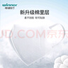 穩健一次性3d立體口罩夏季薄款獨立30只棉里層親膚防塵低空氣阻力 L碼 曬單實(shí)拍圖