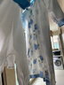 全棉時(shí)代雙面柔感純棉嬰兒連體衣服新生兒男女寶寶四季 藍+豹90碼 曬單實(shí)拍圖