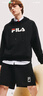 FILA 斐樂(lè )情侶款男女連帽衛衣2025冬季新款休閑寬松加絨保暖長(cháng)袖上衣 【常規款】正黑色-BK L 175/96A/L 曬單實(shí)拍圖