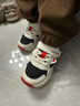 泰蘭尼斯童鞋秋季男童運動(dòng)鞋防滑老爹鞋跑步鞋寶寶透氣休閑鞋白/黑/藍28 曬單實(shí)拍圖