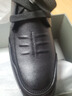 蜘蛛王男鞋休閑皮鞋男系帶韓版軟底時(shí)尚商務(wù)男士單鞋 黑色 43  曬單實(shí)拍圖