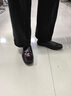 零度男鞋秋季新款頭層牛皮商務(wù)休閑皮鞋男軟底一腳蹬豆豆鞋百搭樂(lè )福鞋 暗棕 標準皮鞋碼 41 (255mm) 曬單實(shí)拍圖