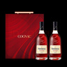 軒尼詩(shī)（Hennessy）VSOP 干邑白蘭地 法國進(jìn)口洋酒雙支禮盒裝 500ml*2中秋送禮 曬單實(shí)拍圖