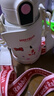 杯具熊（BEDDYBEAR）溫顯兒童保溫杯帶吸管兒童水杯大容量學(xué)生杯子480ml幸運兔 曬單實(shí)拍圖