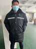 三零一五際華軍大衣男冬季加厚加絨保安防寒服勞保棉服東北棉襖中長(cháng)款零下內膽 【高級加厚】中長(cháng)反光-可拆內膽款[羊絨棉] 180 曬單實(shí)拍圖