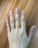 周生生永系列 足金幸?；ㄕZ(yǔ)開(kāi)口戒結婚玫瑰花戒指72931R計價(jià) 3.96克(含工費160元) 曬單實(shí)拍圖