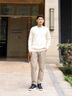 BOSS博斯男士品牌標識皮革鞋面系帶杯底運動(dòng)鞋 464-藍黑色 41 曬單實(shí)拍圖