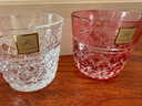 KAGAMI【生肖紀念款】日本江戶(hù)切子花紙繩威士忌冷酒對杯清酒杯新婚禮物 蛇年限定款 曬單實(shí)拍圖