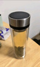 富光雙層玻璃杯 茶水分離泡茶杯 高硼硅水杯子辦公車載男女士京東限定 曬單實(shí)拍圖