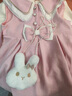 G.DUCKKIDS小黃鴨童裝女童連衣裙春秋新款兒童裙子女寶寶衣服洋氣冬裝公主裙 粉色春秋 80 建議75-85cm9-12月 曬單實(shí)拍圖