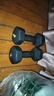特步（XTEP）啞鈴浸塑男女士健身家用鍛煉器材杠鈴環(huán)保手鈴舉重訓練啞鈴5kg 曬單實(shí)拍圖