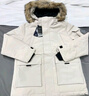 駱駝（CAMEL）戶外極寒派克工裝毛領(lǐng)情侶款羽絨服保暖加厚中長(zhǎng)款外套 曬單實(shí)拍圖