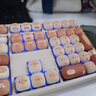AKKO饅頭樂(lè )園MG108B 可愛(ài)鍵帽機械鍵盤(pán)三模RGB熱插拔電腦筆記本客制化鍵盤(pán) 七夕情人節禮物送女友 曬單實(shí)拍圖