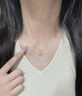 中國黃金（CHINA GOLD）18K金小金條吊墜女新款暴富金磚項老情人節生日禮物送女朋友老婆 18K金小金條吊墜【贈純銀鏈】+品牌禮盒 約 0.22克 曬單實(shí)拍圖