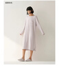 無(wú)印良品（MUJI）女式 柔軟針織 家居連衣裙 睡裙 煙熏粉色 L-XL 曬單實(shí)拍圖