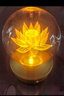 吉祥緣 蓮花燈水晶燈充電招財插電LED觀(guān)音長(cháng)明燈家用佛堂USB新款神臺 3.5寸水晶燈/對【蓮花】 曬單實(shí)拍圖