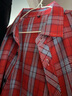 NASA GOOD長(cháng)袖襯衫男春秋季韓版潮流格子襯衣青年休閑寬松外套 紅4XL 曬單實(shí)拍圖