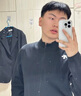 迪桑特（DESCENTE）跑步系列F360版型涼感輕便針織運動(dòng)上衣夾克男款 BK-BLACK 2XL 曬單實(shí)拍圖