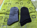 京東京造【純棉100%】6雙男式中筒襪10A抗菌休閑商務(wù)透氣襪子男 黑灰 曬單實(shí)拍圖