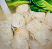 袁記味享x鮮京采 袁記云餃鮮蝦蟹籽三拼云吞拼盤24顆500g鮮肉早餐餛飩 曬單實拍圖
