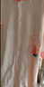 舒貝怡嬰兒衣服新生兒連體衣春秋滿(mǎn)月寶寶哈衣周歲兒童百天爬服淺粉80CM 曬單實(shí)拍圖