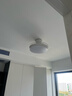 佑家吸頂隱形風(fēng)扇燈餐廳家用變頻的電扇燈臥室客廳吊扇燈 四葉42寸72w全光譜（不含安裝） 曬單實(shí)拍圖