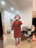 太平鳥(niǎo)【商場(chǎng)同款】冬季新款毛領(lǐng)長(cháng)款羽絨服A1ACD4451 紅色 XL 曬單實(shí)拍圖