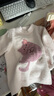 戴維貝拉（DAVE＆BELLA）小童毛衣男童上衣雪尼爾半邊絨女童衣服兒童針織衫春秋寶寶套頭衫 淺粉色 90 cm（建議身高80-90cm） 曬單實(shí)拍圖