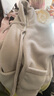 森馬（Semir）外套女仿羊羔毛搖粒絨雙面穿寬松撞色2025冬連帽夾克109725108025 曬單實拍圖