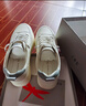 紅蜻蜓女鞋經(jīng)典厚底增高女士小白鞋簡(jiǎn)約百搭板鞋女WPB15032 米/黑色 37  曬單實(shí)拍圖