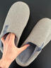 梵昇昱棉拖鞋男女士2026新款家用春秋季厚底室內保暖大碼拖鞋男款春天 淺灰 40-41 曬單實(shí)拍圖