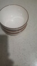 陶瓷碗家用喜慶喬遷新居碗碟餐具套裝歲月靜好飯碗 歲月靜好3碗 曬單實(shí)拍圖
