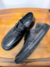 公牛世家男鞋秋季新款百搭休閑鞋時(shí)尚舒適兩穿豆豆鞋男士商務(wù)皮鞋 曬單實(shí)拍圖