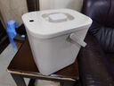 宅輕松 茶桶茶渣桶垃圾過(guò)濾排水桶茶臺廢水桶功夫茶具配件辦公茶桶白11L 曬單實(shí)拍圖