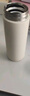 米家 保溫杯 316不銹鋼水杯 男女士杯子 大容量茶杯便攜 350ml白色 曬單實(shí)拍圖
