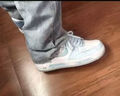 耐克（NIKE）【定制】AirForce1新中式手繪暈染鴛鴦鞋帶防滑耐磨低幫板鞋男款 天藍色(特殊禮盒) 42 曬單實(shí)拍圖