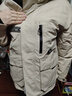 鴨鴨（YAYA）王一博同款羽絨服女2025冬季最新款沖鋒外套保暖潮流工裝男女同款 燕麥色 L 【建議120-135斤】 曬單實(shí)拍圖