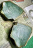 天然翡翠原石緬甸玉石毛料原料老坑糯冰種帝王綠手鐲料色料開(kāi)窗料 曬單實(shí)拍圖