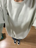 adidas情侶加絨加厚寬松連帽長袖套頭衛(wèi)衣男女秋冬阿迪達(dá)斯輕運(yùn)動 淺綠   S 曬單實(shí)拍圖
