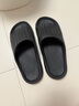 名創(chuàng  )優(yōu)品（MINISO）軟云系列浴室拖鞋 灰色43-44碼 曬單實(shí)拍圖