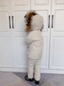 G.DUCKKIDS兒童寶寶羽絨服套裝男女童寶寶新款嬰幼兒衣服1-3歲加厚冬裝2保暖 801白色 90cm 曬單實(shí)拍圖