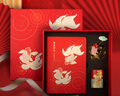 上朝故宮文創(chuàng  ) 觀(guān)魚(yú)知樂(lè )手賬本筆記本文具禮盒套裝1套 書(shū)簽膠帶本子 生日升學(xué)宴禮物 教師節禮物伴手禮 曬單實(shí)拍圖
