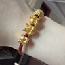 周生生 十二生肖蛇黃金轉運珠 Charme寶貝足金串珠組合單個(gè) 定價(jià) 招福蛇95343C 曬單實(shí)拍圖