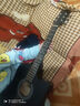 維卡斯（WEIKASI）民謠吉他初學(xué)者木吉他單板新手入門(mén)練習琴guitar吉它學(xué)生男女樂(lè )器 38英寸純黑色+禮包【初學(xué)推薦】 曬單實(shí)拍圖