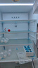 美的（Midea）418法式多門(mén)四開(kāi)門(mén)電冰箱超薄平嵌小戶(hù)型家用冰箱一級能效國家補貼20%大容量無(wú)霜MR-418WFPE白色 曬單實(shí)拍圖