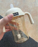 babycare花苞杯仿母乳學(xué)飲杯喝奶嬰兒寶寶兒童水杯吸管防嗆杯奶瓶水壺6月+ 曬單實(shí)拍圖