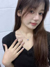 藍鉆跳動(dòng)的心輕奢小眾頸鏈女送閨蜜生日禮物純銀鍍鉑金pt950項鏈 輕奢款-跳動(dòng)的心藍-玫瑰花禮盒 曬單實(shí)拍圖