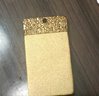 六桂福珠寶古法黃金平安無(wú)事牌吊墜男女情侶款足金福字方牌生日禮物 5.03g【配送黑繩】 曬單實(shí)拍圖