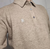 夢(mèng)特嬌羊絨加厚長(cháng)袖polo衫男中年羊毛針織翻領(lǐng)t恤打底衫 駝色 L 170【建議125-140斤】 曬單實(shí)拍圖